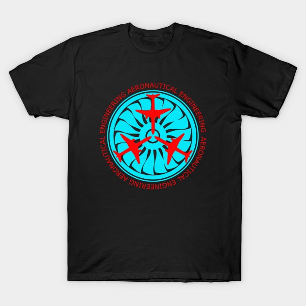 aeronautical engineering aircraft engineer aerospace T-Shirt by PrisDesign99